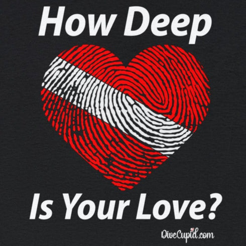 "How deep is your love?" Relaxed Fit T-shirt